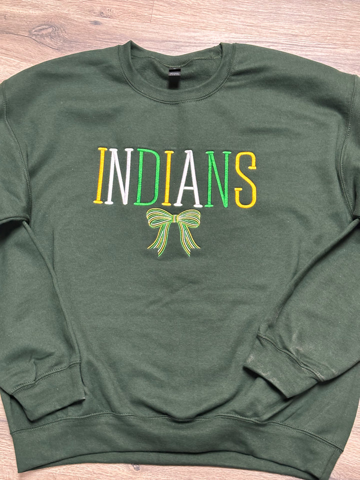 Indians Embroidered Sweatshirt