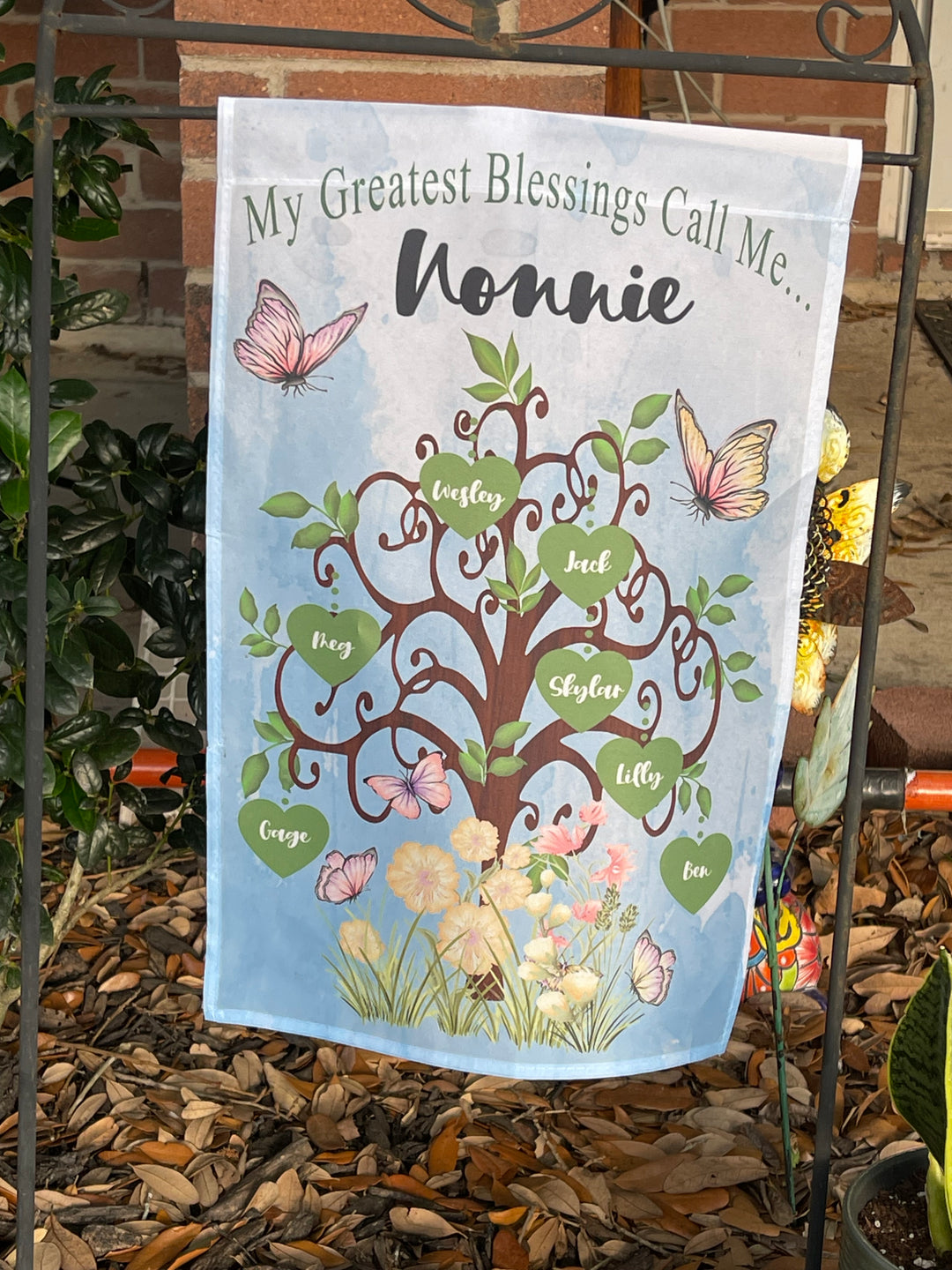 Personalized Garden Flag