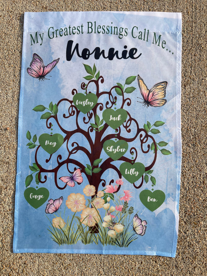 Personalized Garden Flag