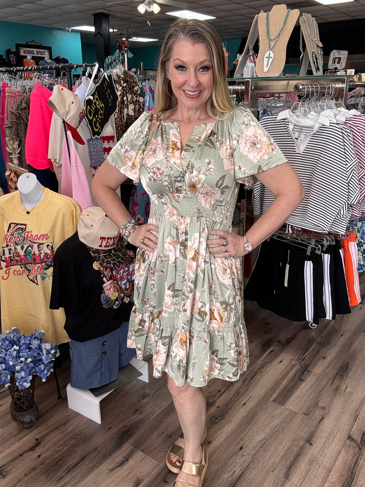 Jennifer’s Floral Dress