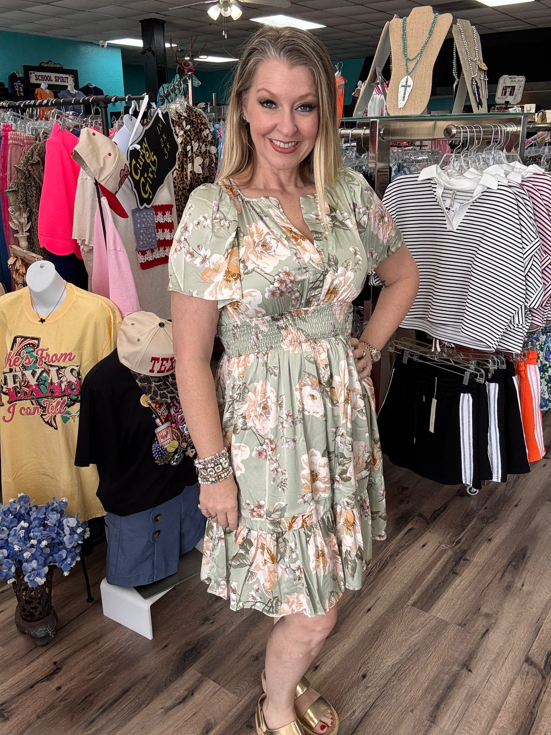Jennifer’s Floral Dress