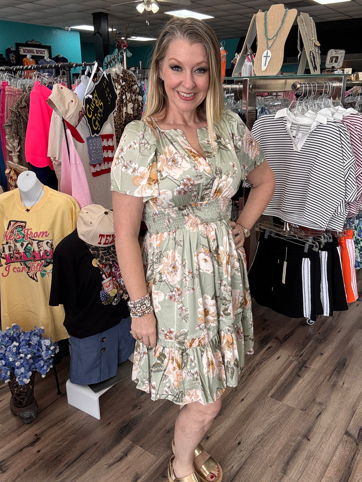 Jennifer’s Floral Dress