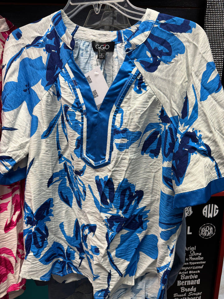 Satin Iris Top