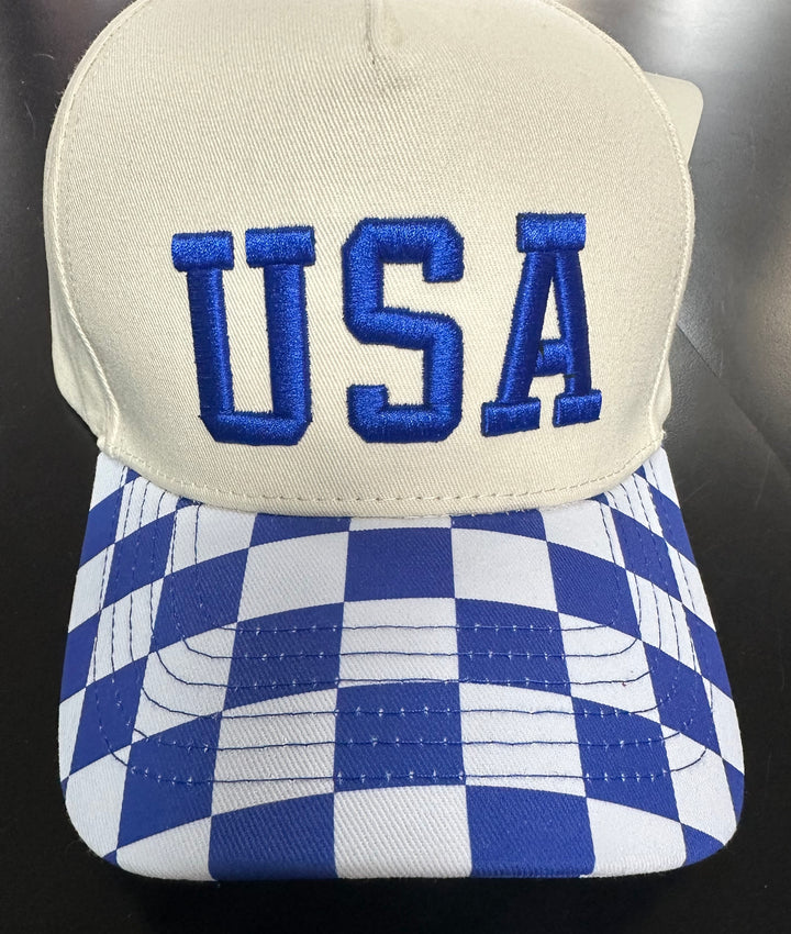 Mama or USA Blinged Trucker Hat