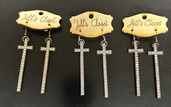 Jenna’s Cross Earrings