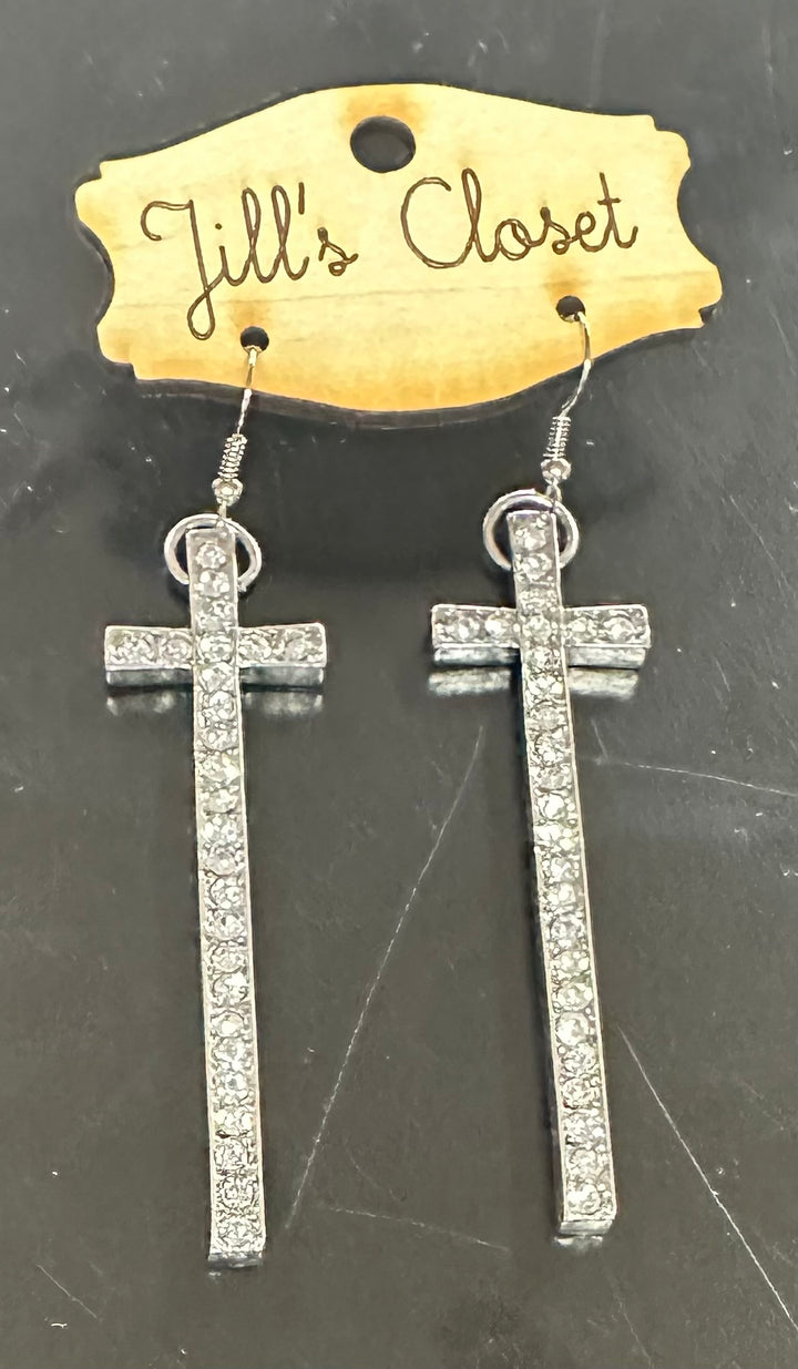 Jenna’s Cross Earrings