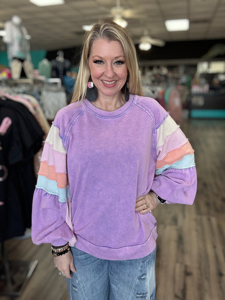 Lavender Fields Pullover