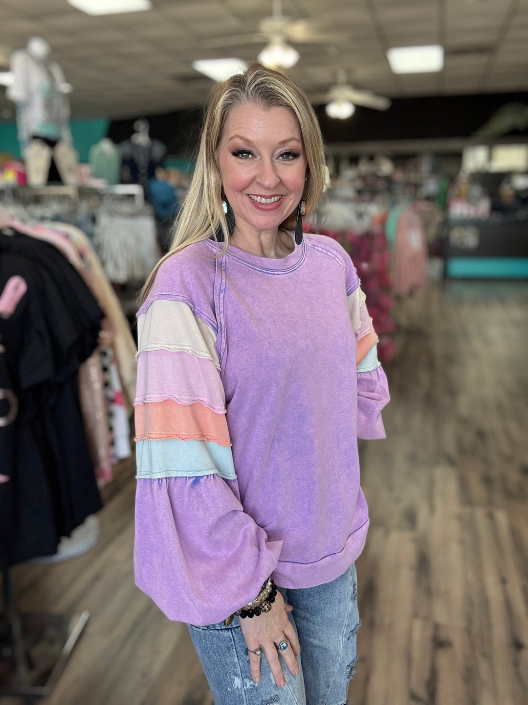 Lavender Fields Pullover