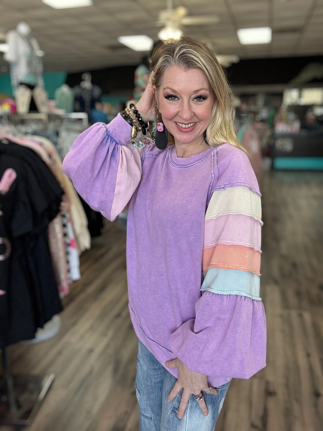 Lavender Fields Pullover