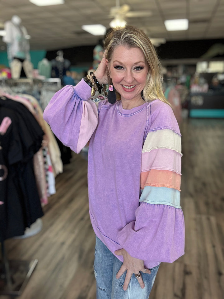 Lavender Fields Pullover
