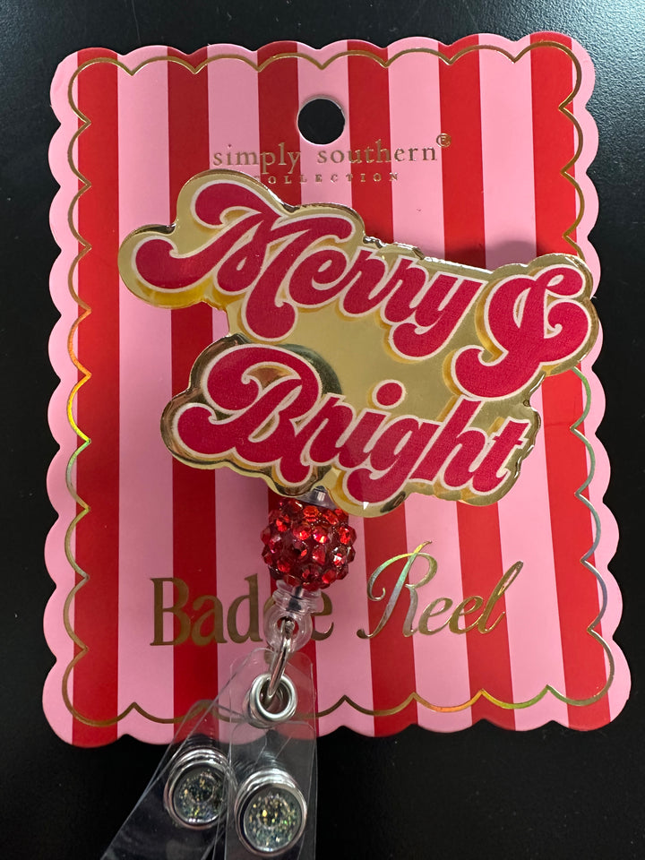 Christmas Badge Reel Holders