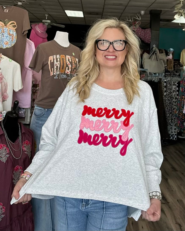 3 Times Merry Sweatshirt