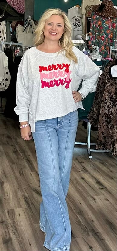 3 Times Merry Sweatshirt