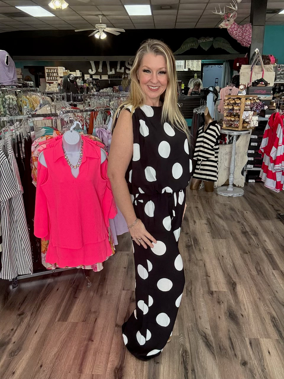 Midnight Polkadot 2 Pc Set