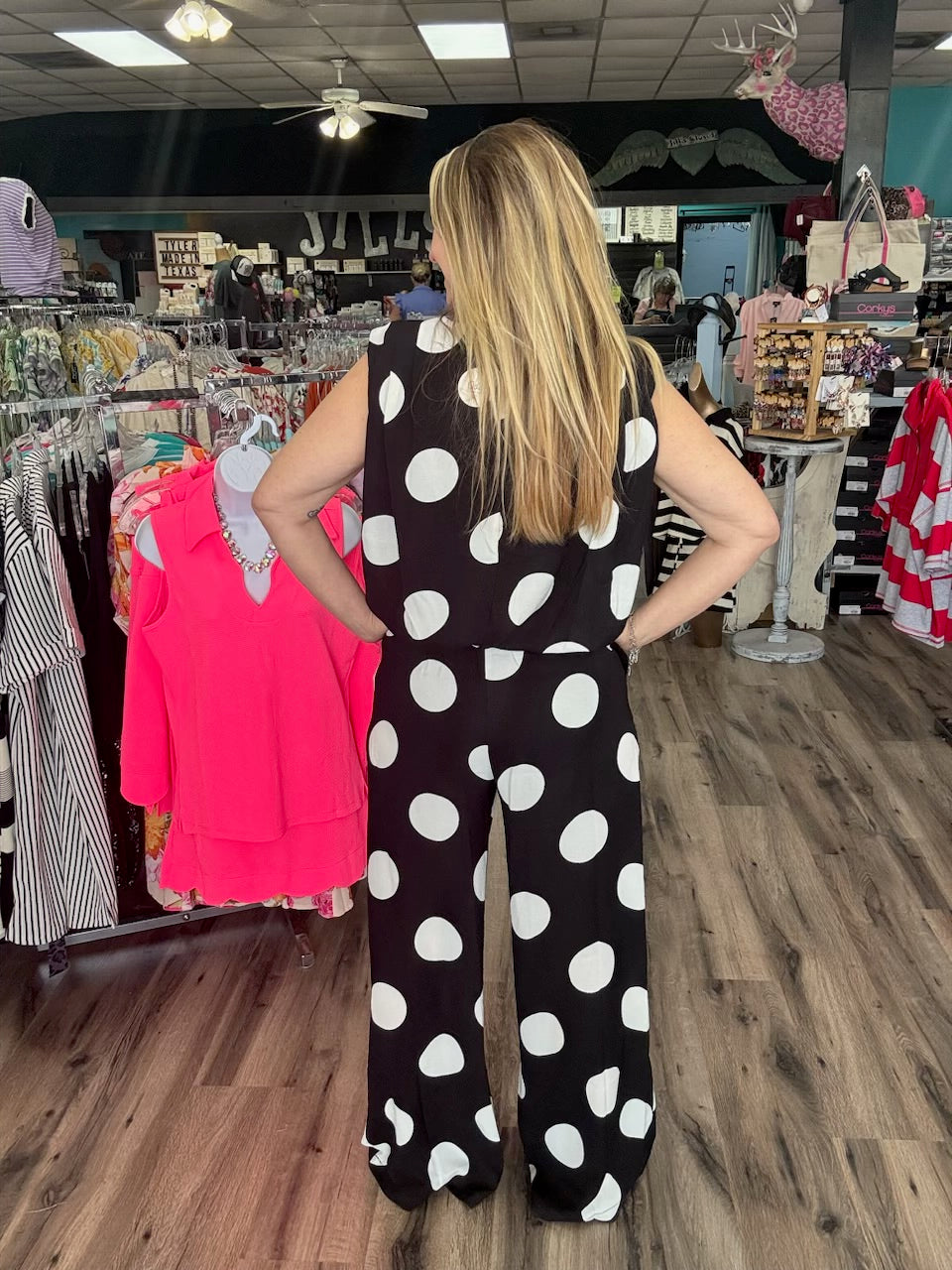 Midnight Polkadot 2 Pc Set