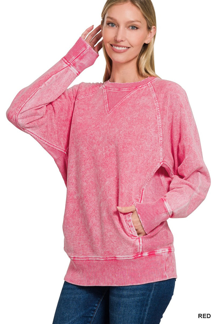 Mineral Wash Pullover
