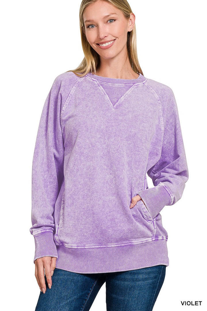 Mineral Wash Pullover