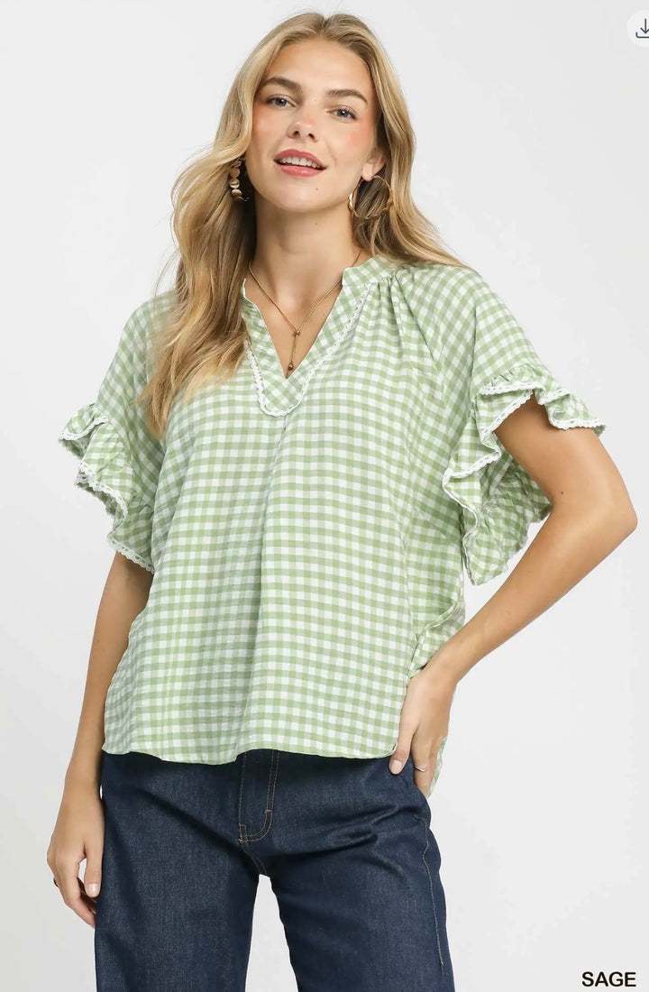 Monica’s Gingham Blouse