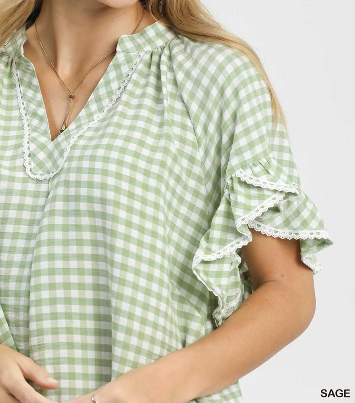 Monica’s Gingham Blouse