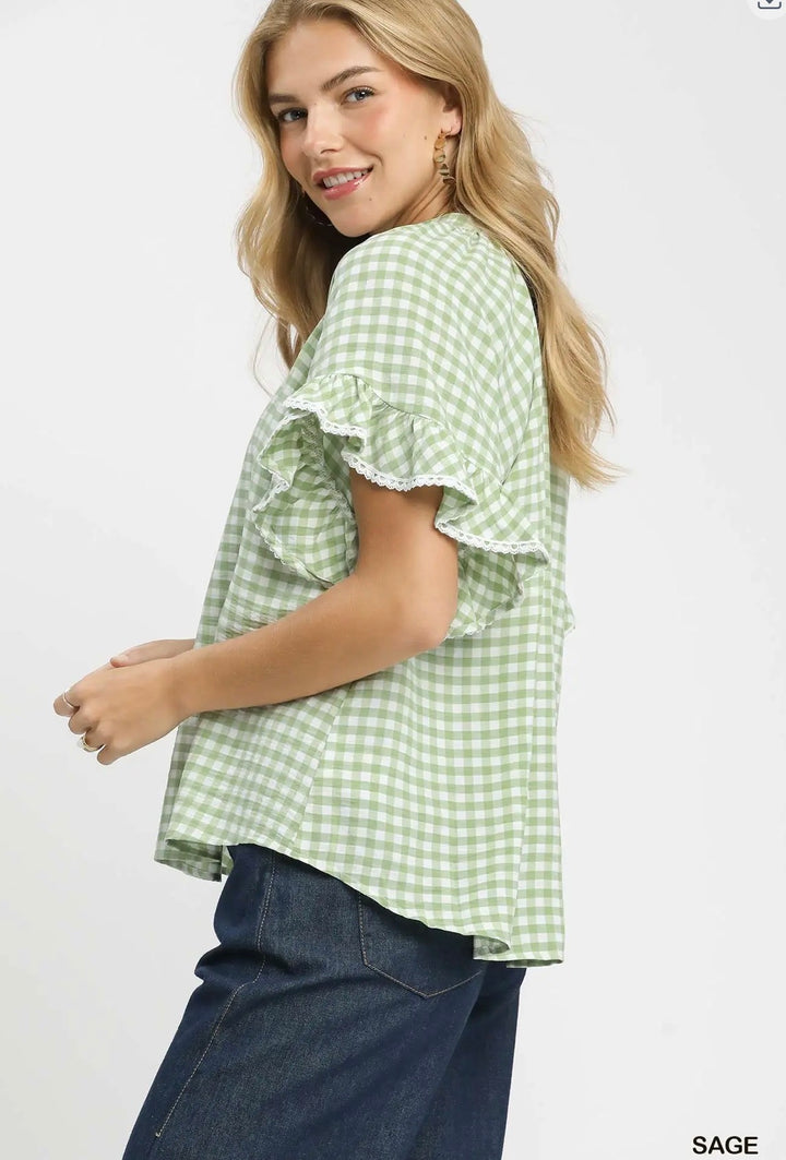 Monica’s Gingham Blouse