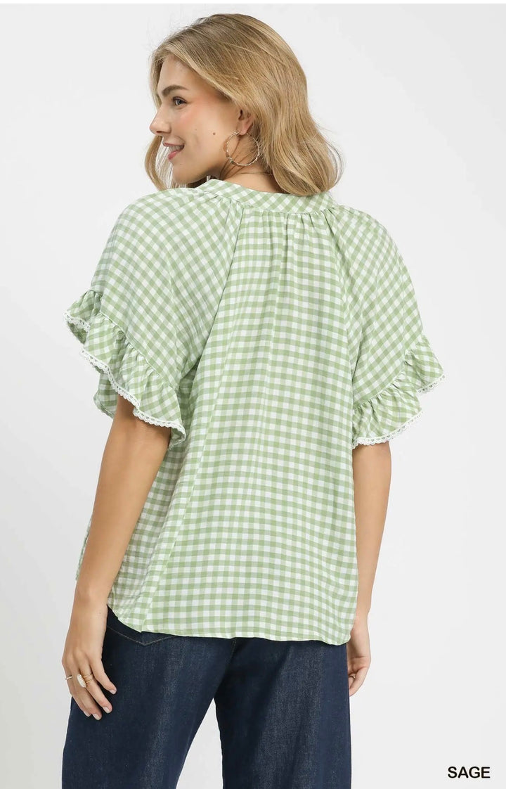 Monica’s Gingham Blouse