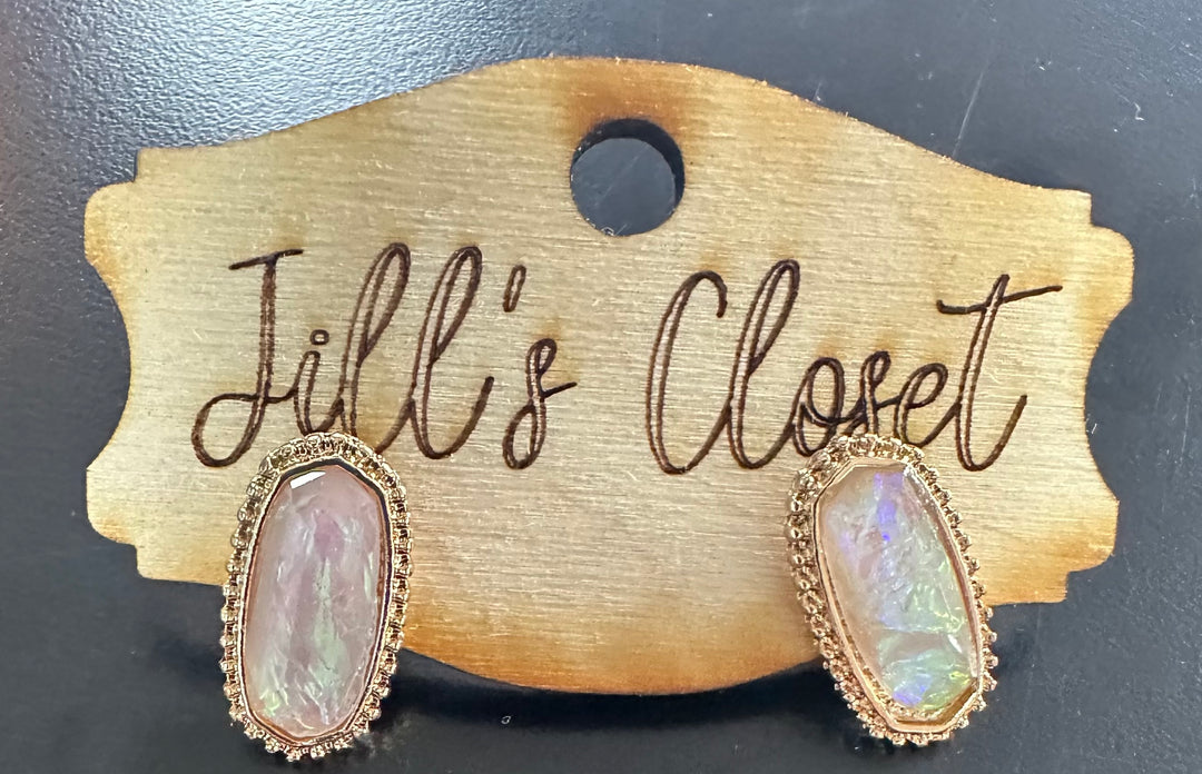 Mother of Pearl Stud Earrings