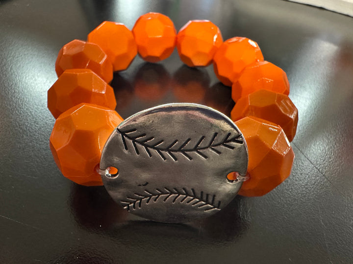 Chunky Baseball Bracelets