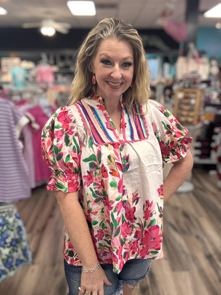 Painted Garden Blouse