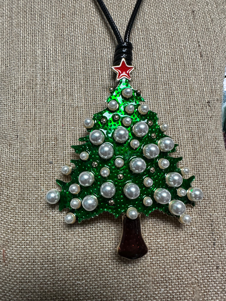 Christmas Tree Pendant Necklace