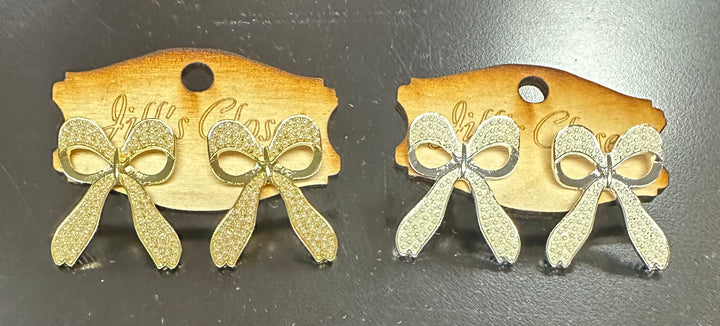 Pearly Bow Earrings