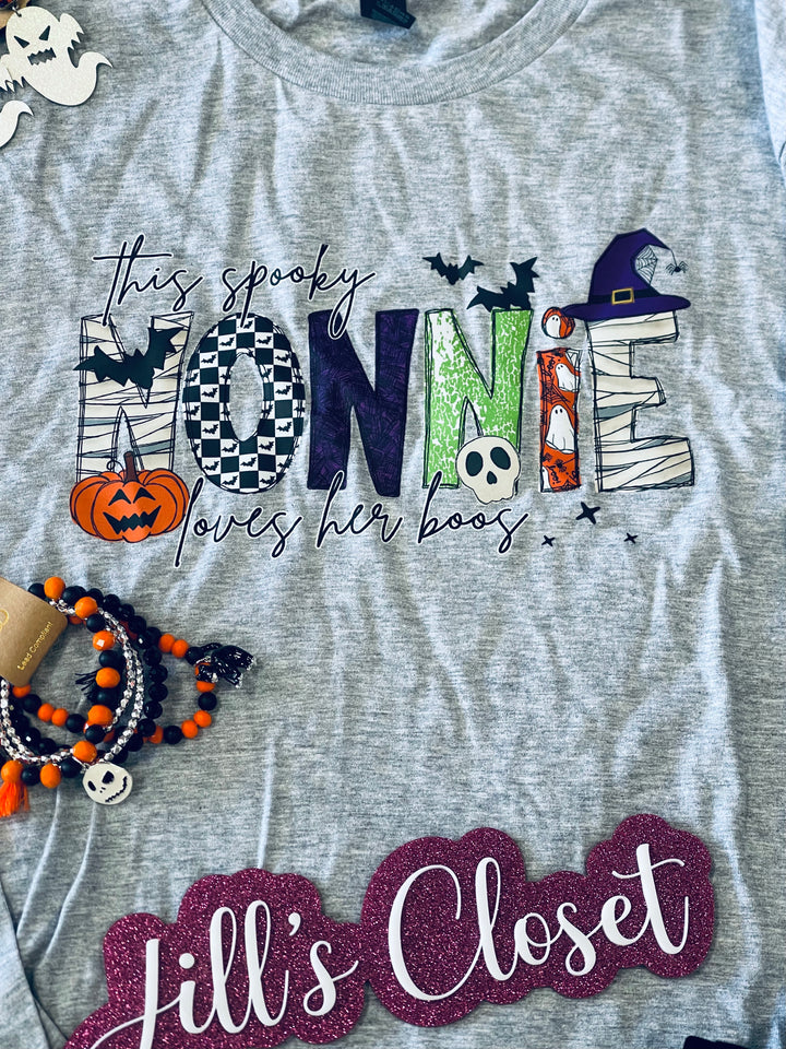 Personalized Halloween Mama tee