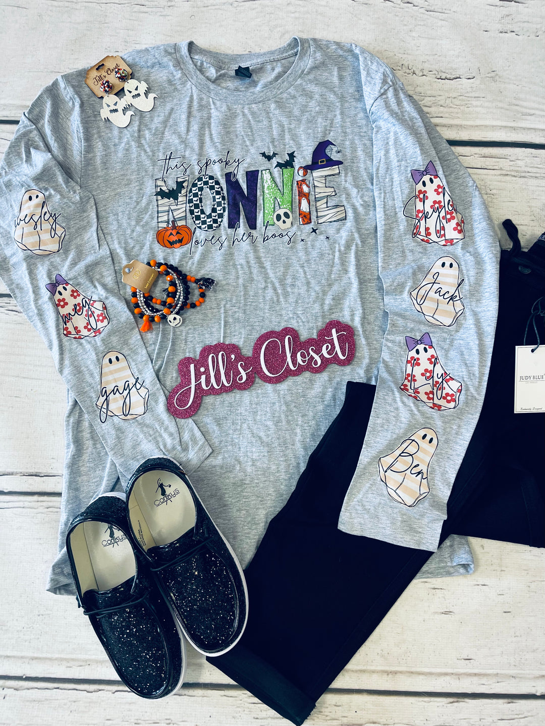 Personalized Halloween Mama tee