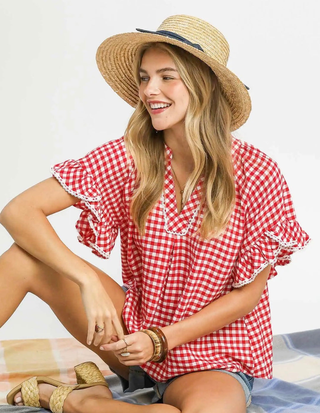 Picnic in the Park Gingham Top