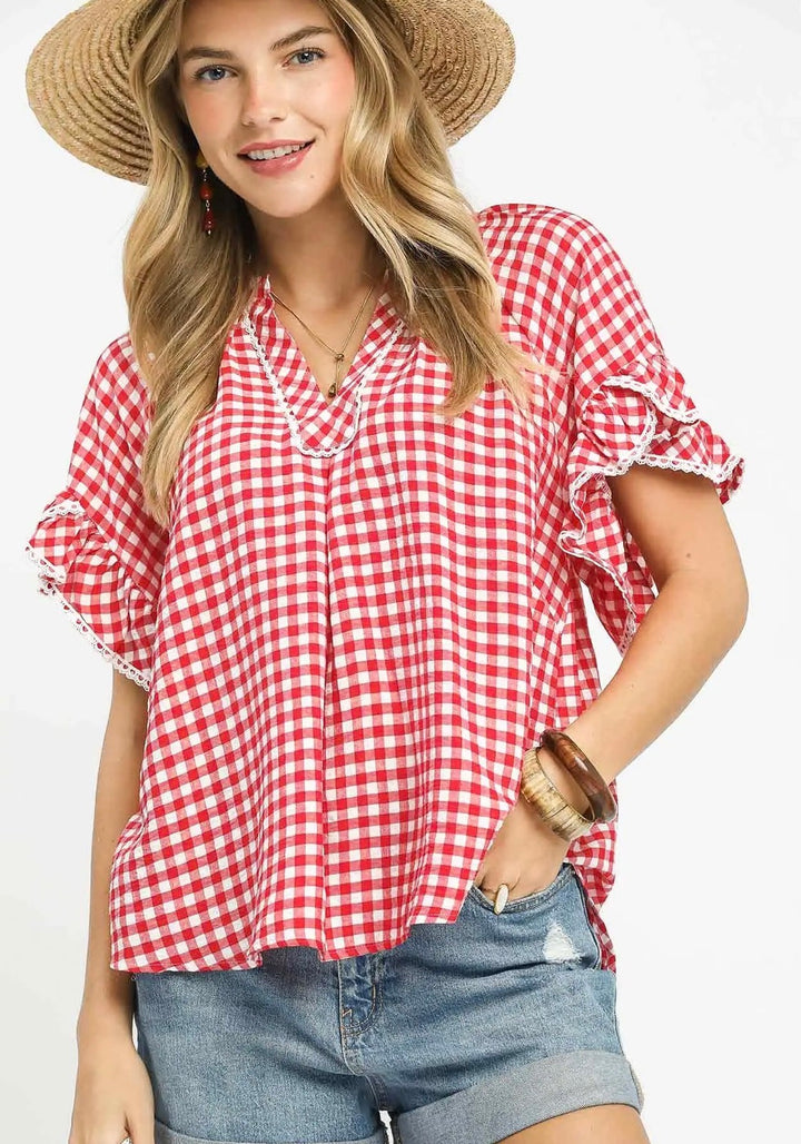 Picnic in the Park Gingham Top
