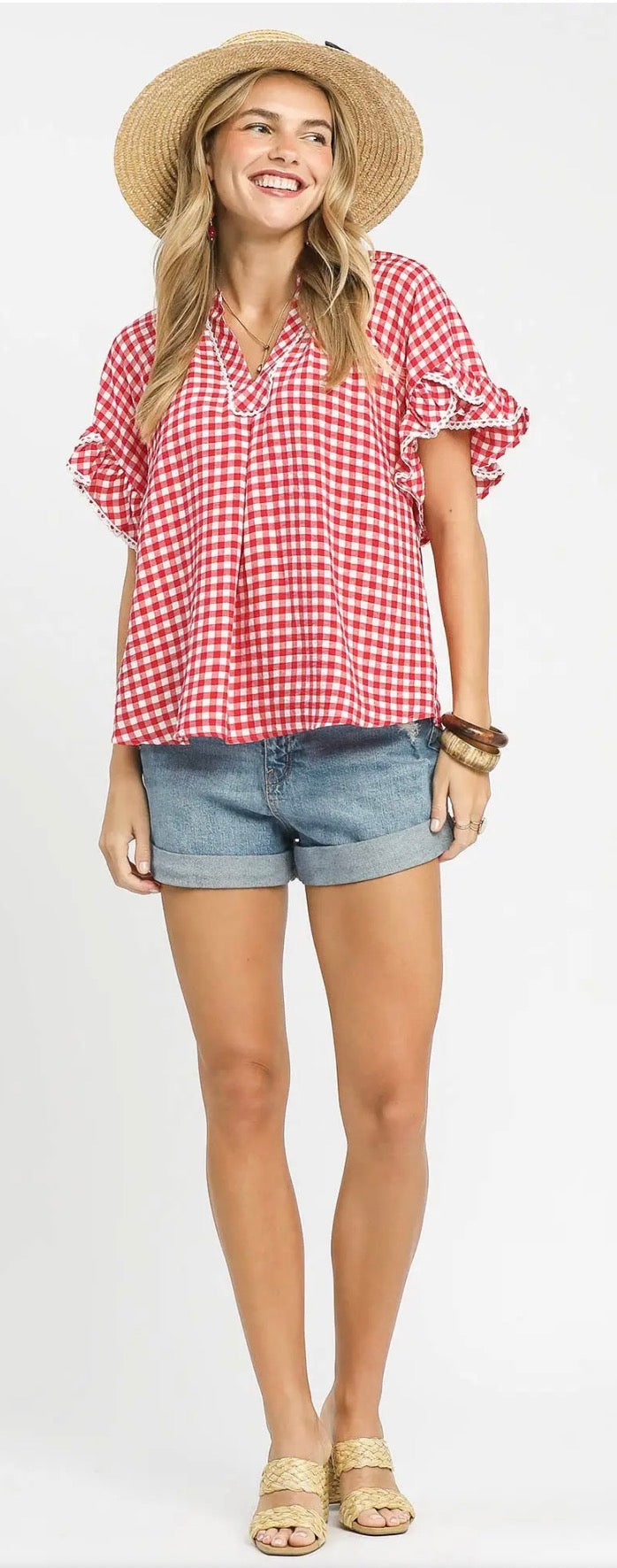 Picnic in the Park Gingham Top