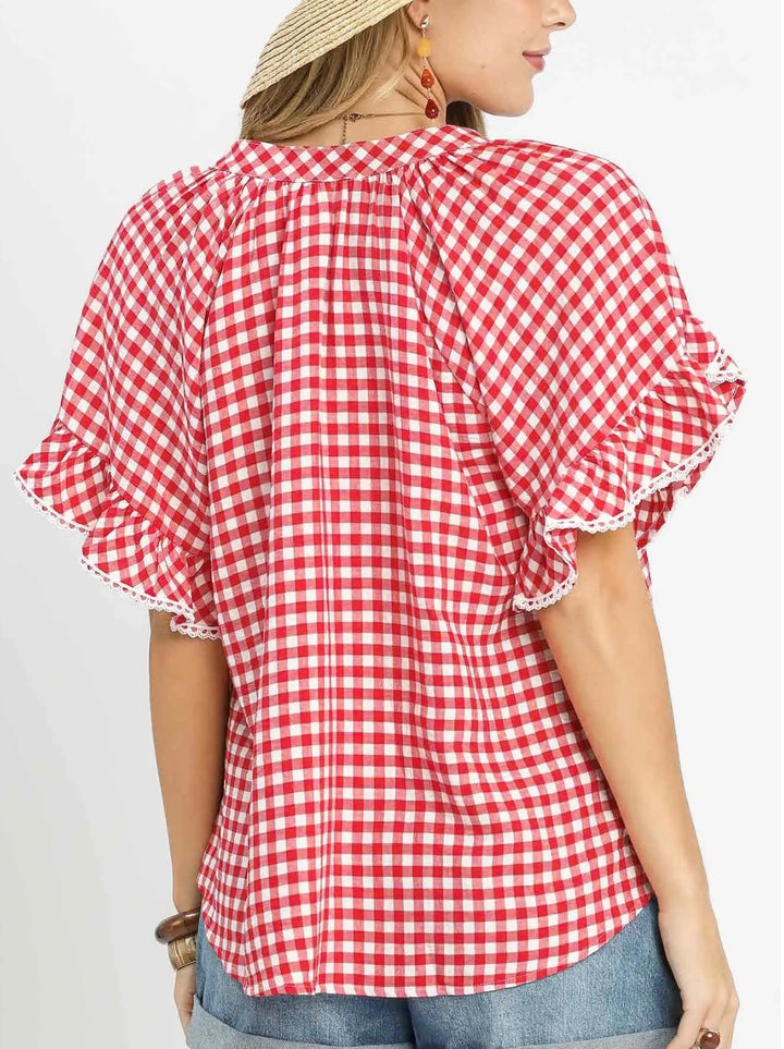 Picnic in the Park Gingham Top