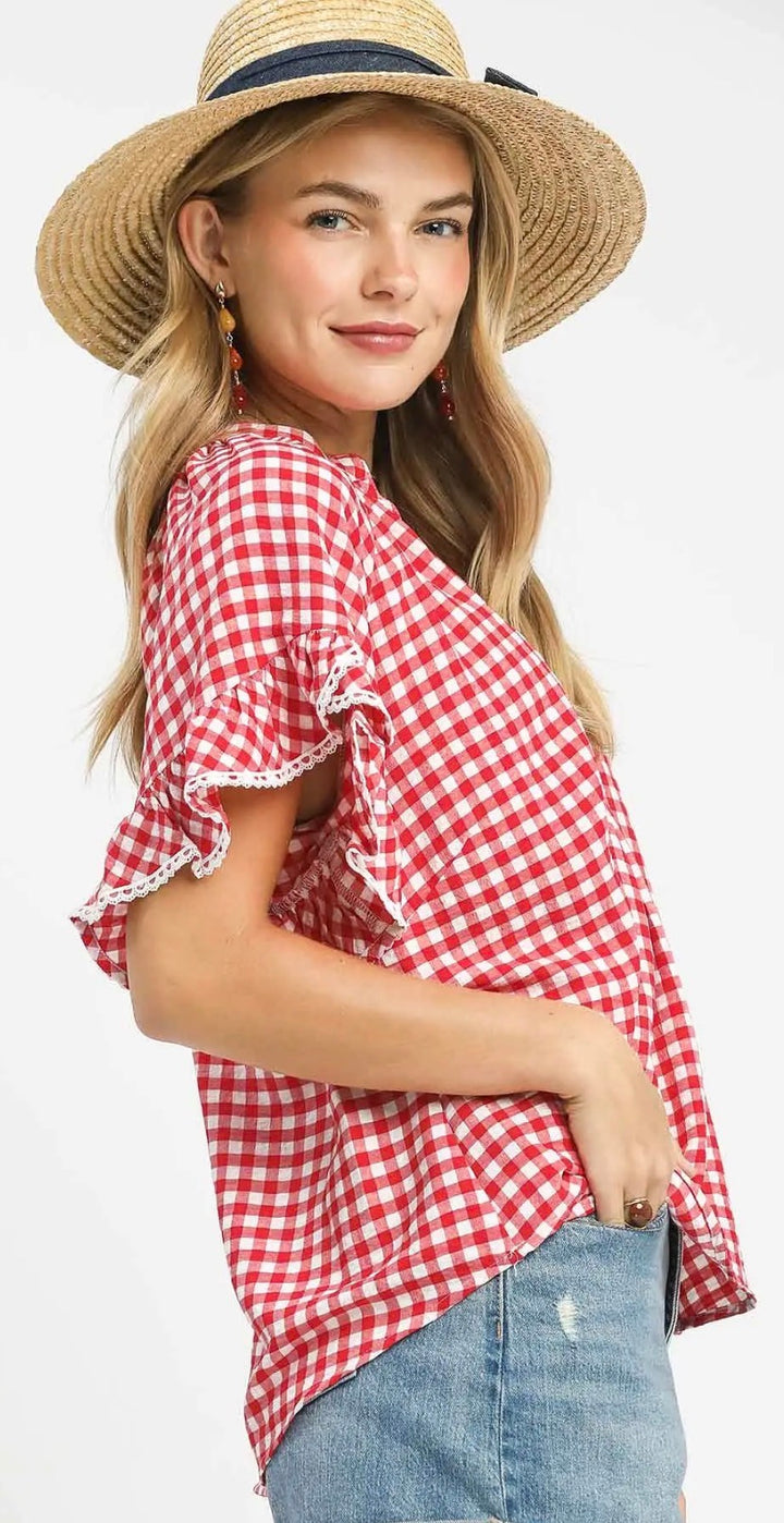 Picnic in the Park Gingham Top