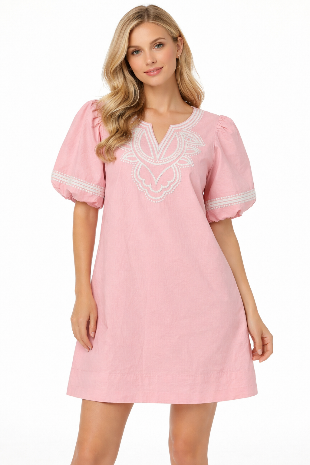 Pink Pretty Poplin Dress