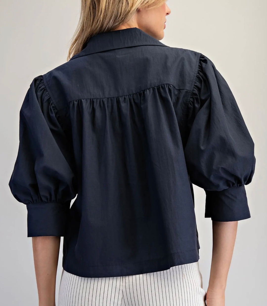 Puffed Sleeve Blouse