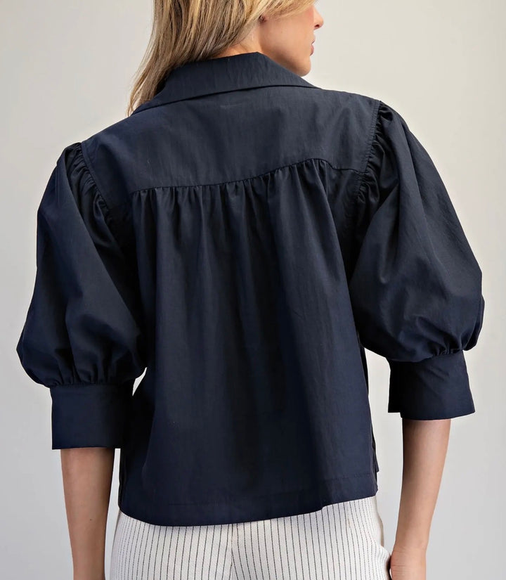 Puffed Sleeve Blouse