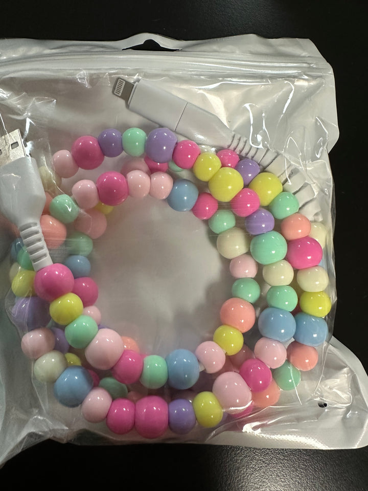 3 in 1 Pearl Lightening Charging Cable