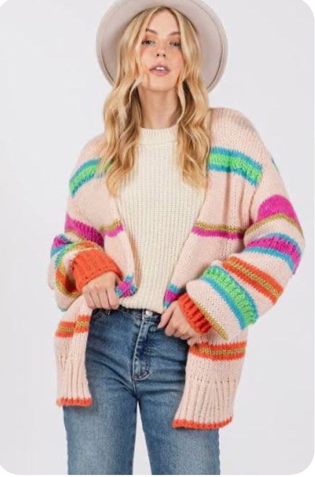 Rainbow cardigan