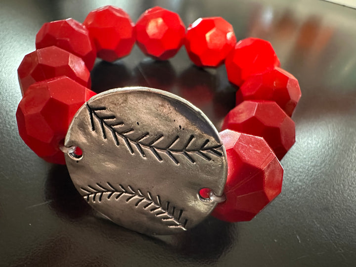Chunky Baseball Bracelets