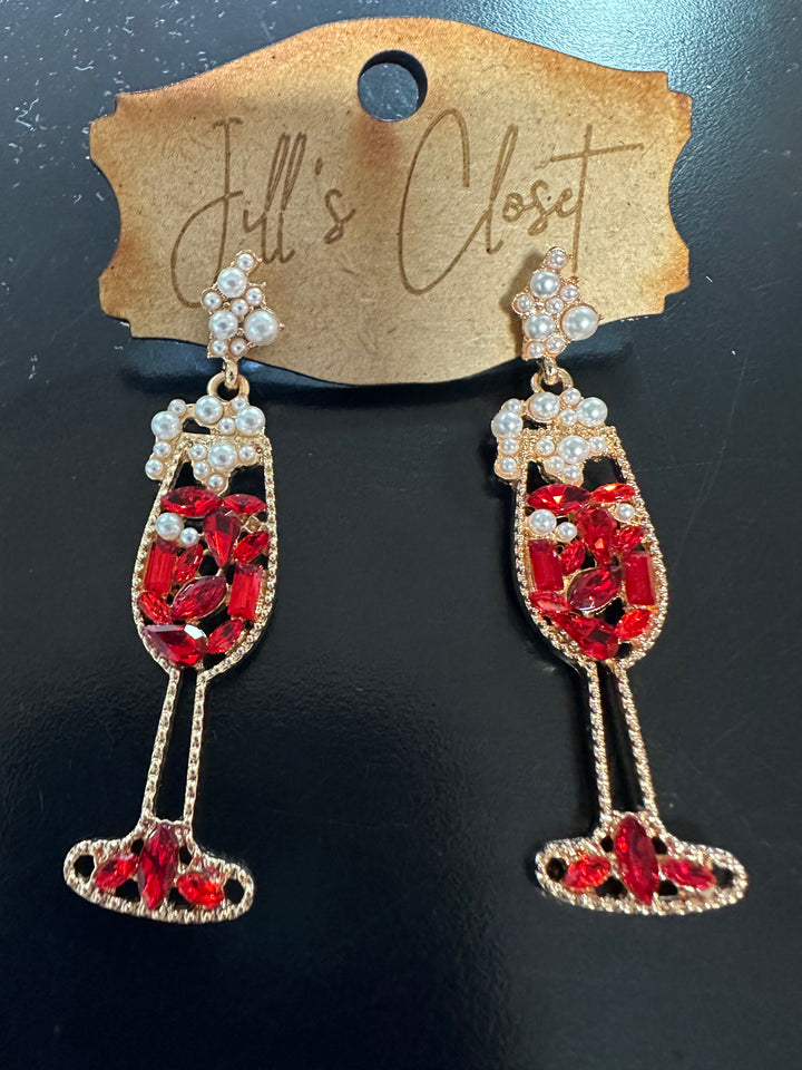 Cocktail glass Earrings