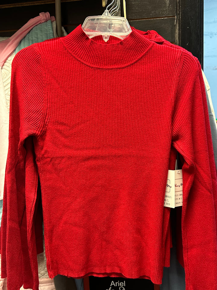Mock neck top