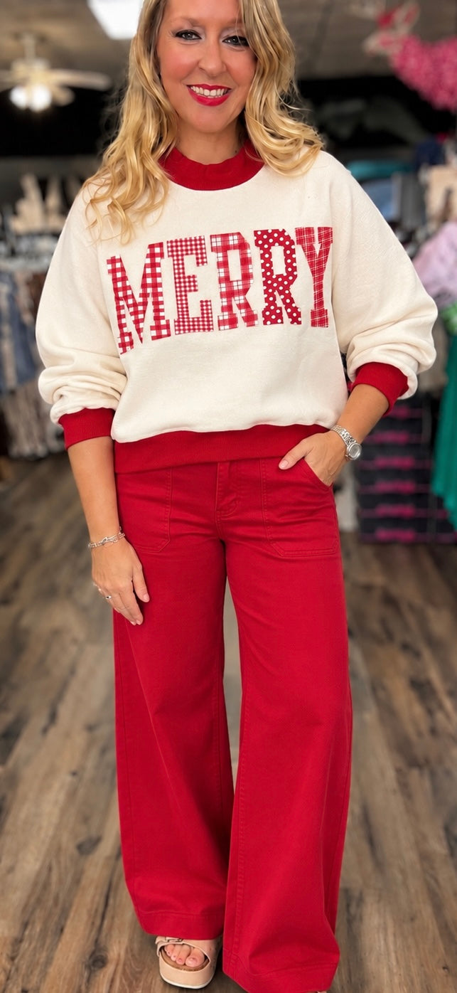 Reversible  Mock Neck Sweatshirt