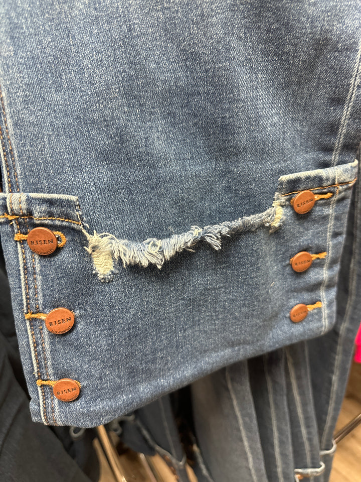 Casey’s Button-up Cuffed Jeans
