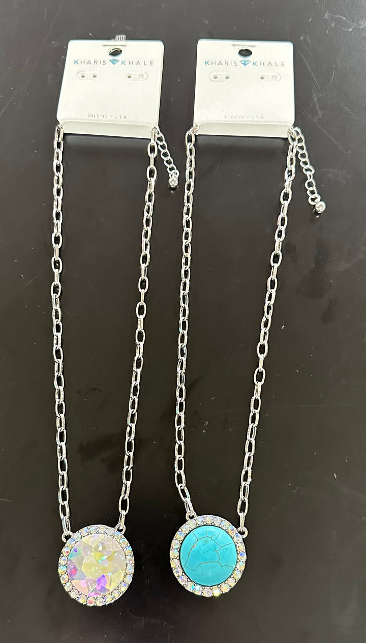 Round Bling Necklace