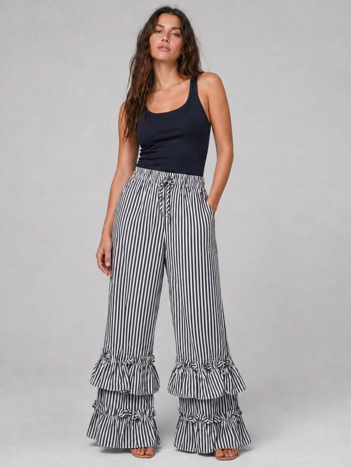Kendra’s Ruffled Summer Pants