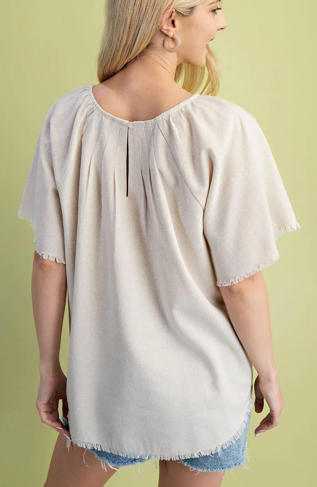 Sassy Linen Top